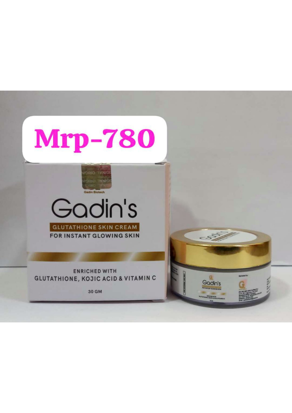 Gadin's Glutathione Skin Cream